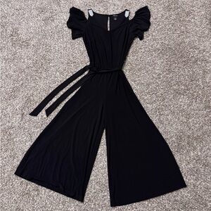 Black Off-Shoulder Jumpauit Size M